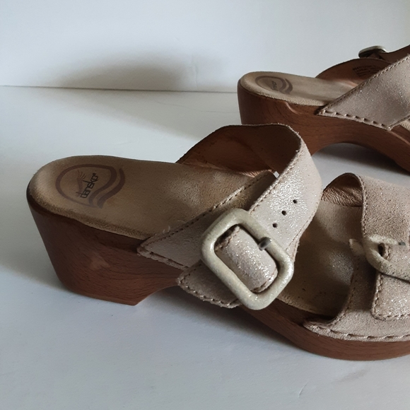 Dansko shimmer metallic sandals size 38 - Picture 3 of 8